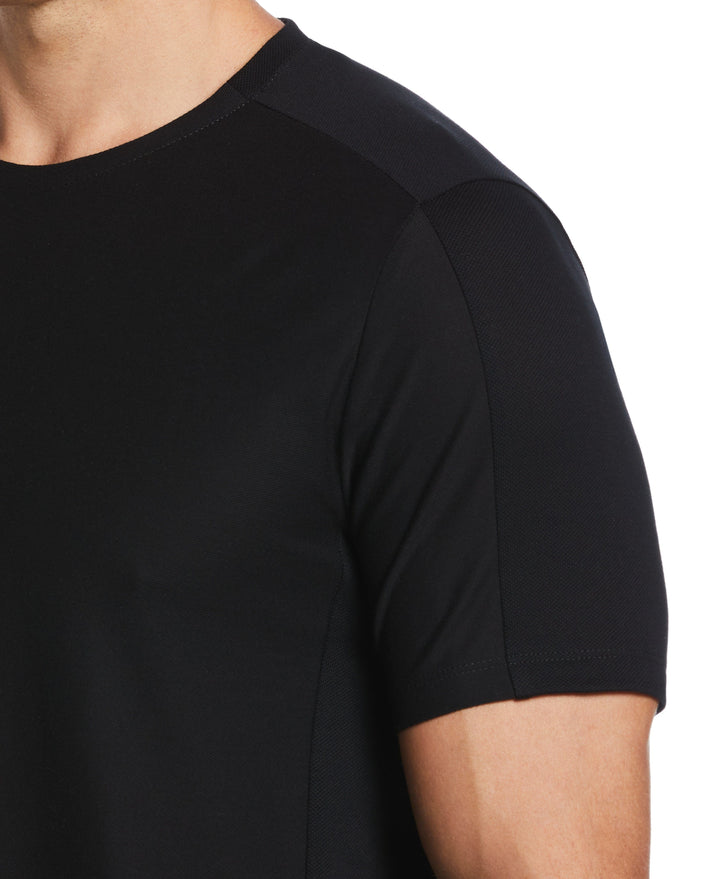 Big & Tall Color Block Tee (Black) 