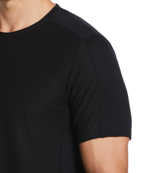 Big & Tall Color Block Tee (Black) 