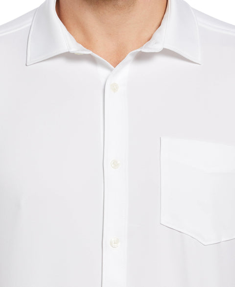 Total Stretch Big & Tall Solid Update Shirt (Bright White) 