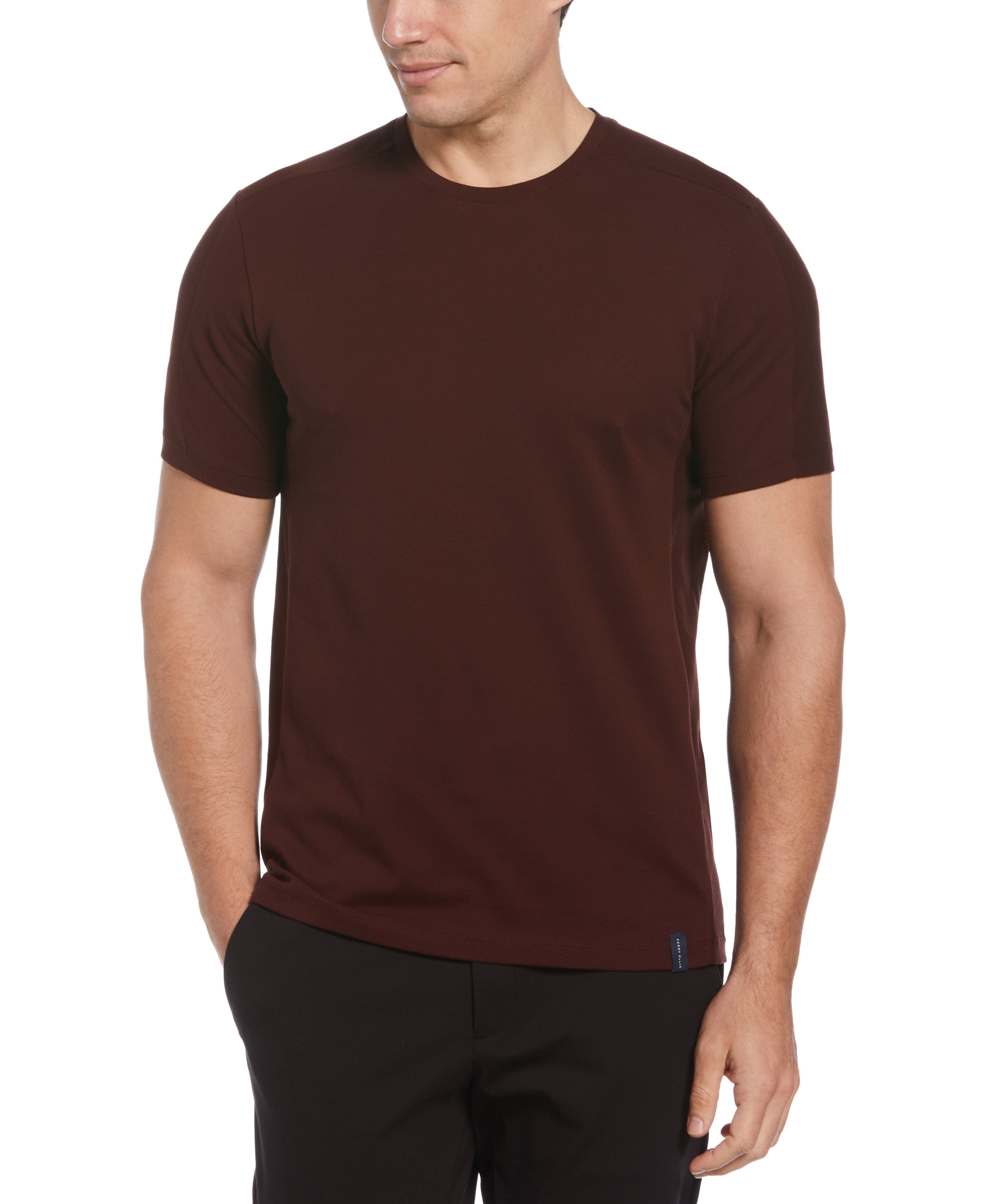 Big & Tall Texture Block Tee – Perry Ellis