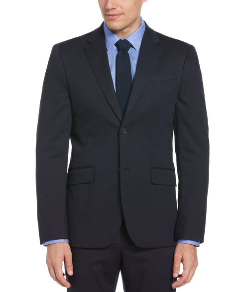 Big & Tall Water Resistant Tech Suit Jacket (Dark Sapphire) 